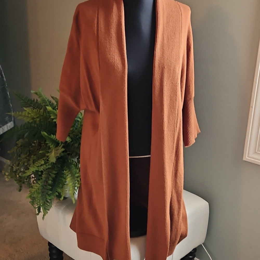 Chico's SS long cardigan